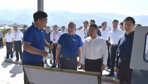 5月6日，国家水利部深化农业水价综合改革、推进现代化灌区建设现场会在云南省元谋县胜利召开，水利部部长李国英、云南省省长王予波等在元谋项目展厅听取了董事长王浩宇关于Stake参与两手发力建设现代化灌区的汇报，并给予了充分肯定。